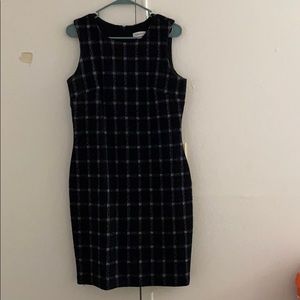 Black and white Calvin Klein dress